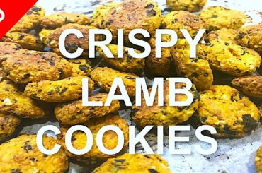 Crispy Lamb Cookies - healthy food for dogs!