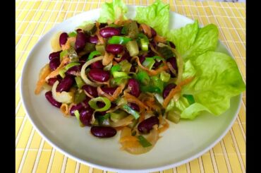 Vegan bean salad | Red kidney bean salad