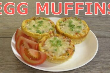 Vegetable egg muffins recipe for healthy breakfast