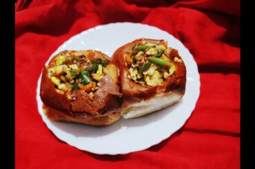 Masala Pav Sandwich~Egg Pav Sandwich~Easy Breakfast Recipes