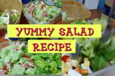 HOW TO MAKE EASY AND HEALTHY SALAD RECIPE || Vegetable Salad