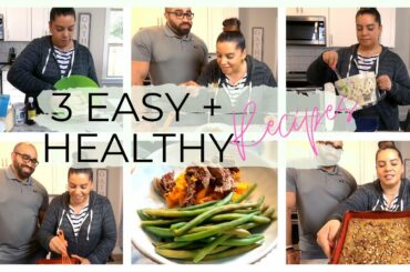 3 EASY + HEALTHY RECIPES l Cook With Me l How To  [2020] So Shantel