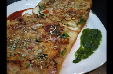 BREAD PIZZA || EASY HOME MADE RECIPE || DELICIOUS AND HEALTHY BREAKFAST