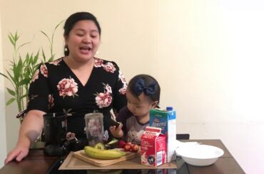 Banana Avocado Smoothie | Healthy breakfast recipe for kids