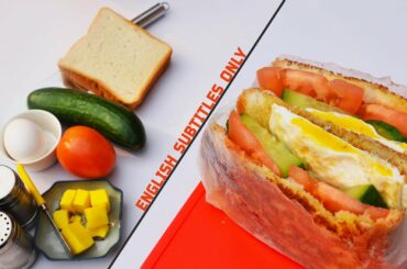 How to make an Egg Butter Sandwich at home | Food Street Style | Breakfast at Taste with Taj