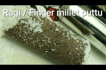 Ragi puttu recipe - Finger millet recipe - Puttu recipe - Healthy breakfast recipe