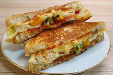 How to Make Omelette Sandwich ! Amazing Breakfast ! Simple Recipe