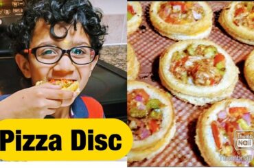 Cheesy Veg Disc for Kids | Healthy Baked Appetizer | US/Indian Bread Appetizer Recipe | Desi Taste