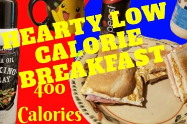 Fast Easy Low Calorie Breakfast Meal Prep, Hearty Healthy Food, ONLY 400 Calories! Efficient Food