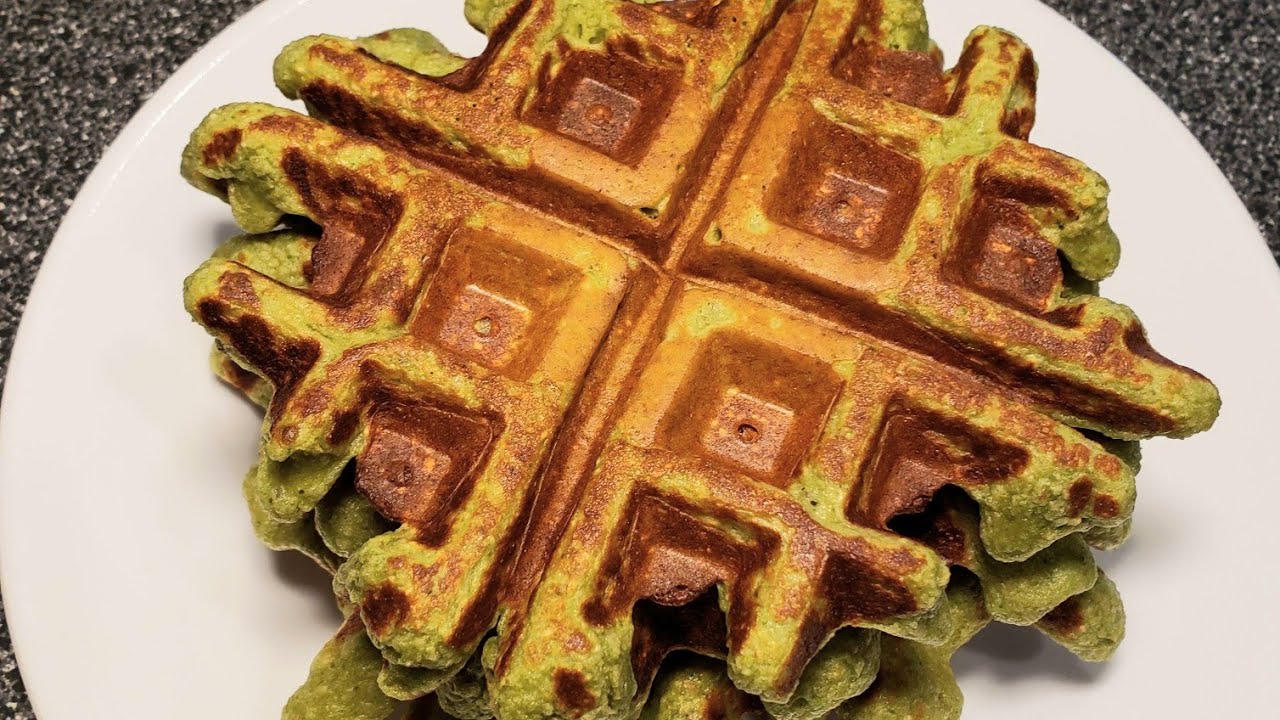 Spinach Waffles | Healthy Gluten Free Breakfast Lunch or Snack idea! Spinach Waffles | Healthy Gluten Free Breakfast Lunch or Snack idea!