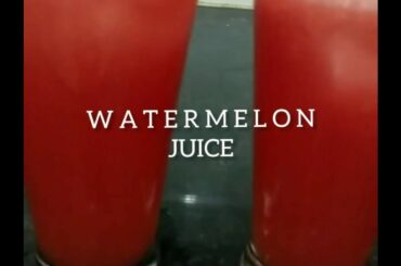 How to Make Watermelon Juice recipe // Summer Drink recipe