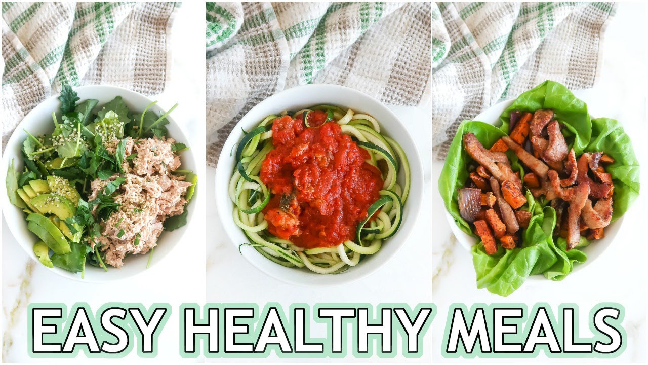 Easy Healthy Recipes For Dinner ANYONE Can Make! Easy Healthy Recipes For Dinner ANYONE Can Make!