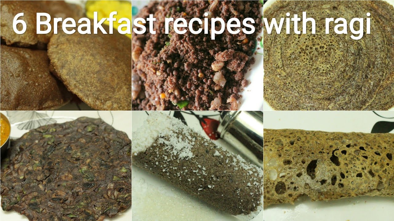 6 Easy breakfast recipes – Quick breakfast recipes – Ragi recipes – Healthy breakfast recipes 6 Easy breakfast recipes - Quick breakfast recipes - Ragi recipes - Healthy breakfast recipes