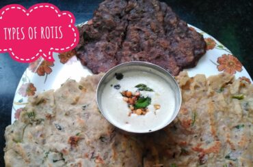 3 Different Roti Recipes | Healthy Rotis | Easy Dinner/Breakfast Recipes | Gowmi's Channel