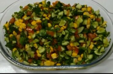 Kachumber Salad |Homemade Salad recipe |How to make Kachumber Salad at home  |kitchen with zb