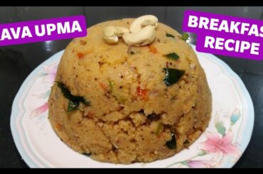 RAVA UPMA RECIPE || INDIAN BREAKFAST RECIPE || Healthy recipes series- EP01|| By manmits kitchen