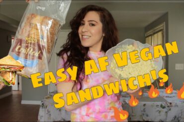 Easy Vegan Sandwiches (BOMB)
