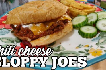 Chili Cheese Sloppy Joes | Quick Easy Dinner Idea
