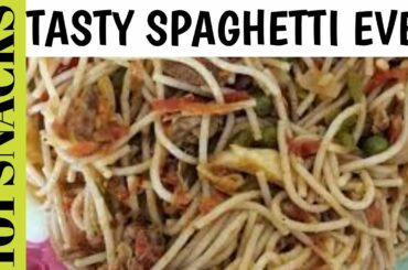 Spaghetti easy recipe by 101 Snacks |101 Snacks| Easy to make Snacks