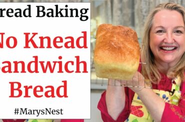 No Knead Sandwich Bread - No Knead Bread Recipe for Making Super Soft Homemade Bread