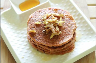 Carrot Oats Quinoa Pancake | Healthy Recipes | Carrot Pancakes | Treat-Taste-Tempt