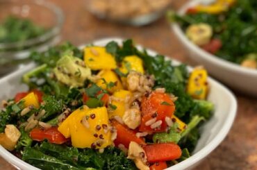 Cooking Healthy with Coastline  Tropical Kale Salad