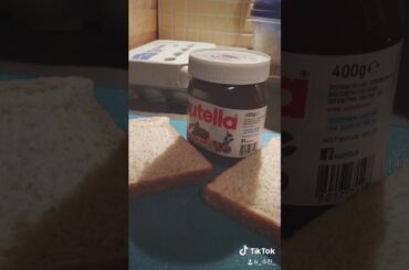 NUTELLA TOAST CHOCOLATE SANDWICH EASY TO MAKE