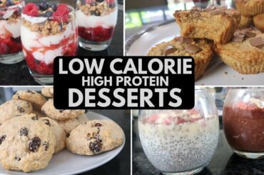 EASY low calorie desserts & treats | FAT LOSS MEALS