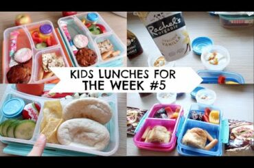 KIDS LUNCH IDEAS FOR THE WEEK #5 || BACK ON TRACK AFTER THE HOLIDAYS