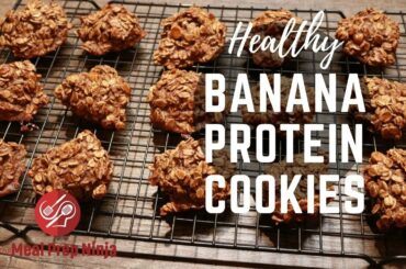 Banana Protein Cookies Healthy Baking Meal Prep Snack 56 Calories