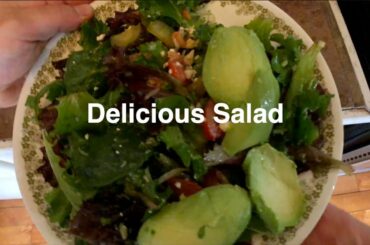 Delicious Salad Recipe | First Person POV | HAPPY HEALTHY AND REAL FOOD