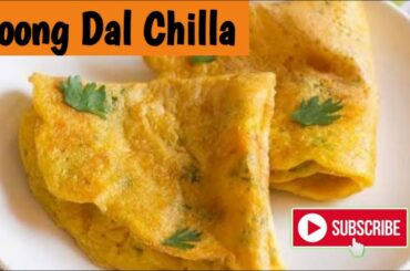 Easy Moong Dal Chilla Recipe | Lunch Box Idea | Healthy Breakfast | Moong Dal Cheela