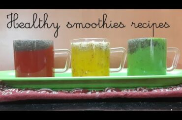 3 Healthy smoothies for weight loss | 3 तरीके की हल्दी स्मूदी बनाने की विधि| tasty |Detox smoothie