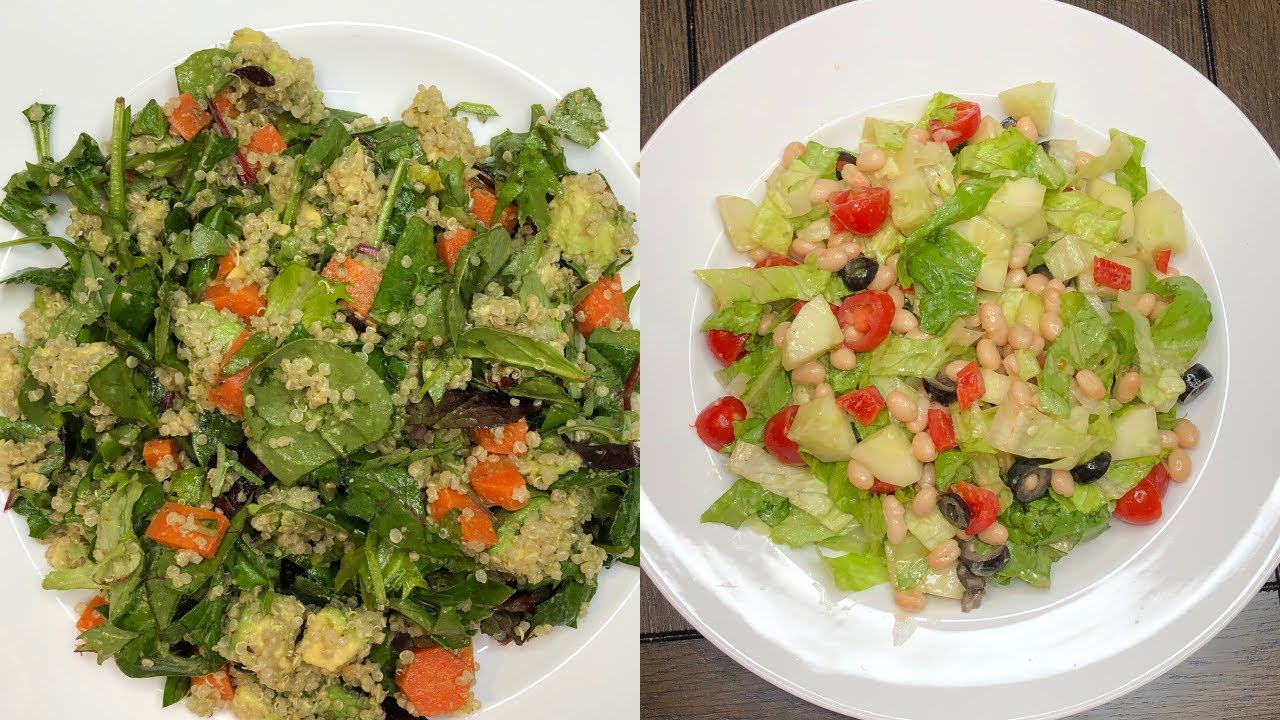 3 Healthy Delicious Salads recipes| Vegan Friendly| quick & easy to make 3 Healthy Delicious Salads recipes| Vegan Friendly| quick & easy to make