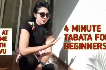 TABATA WORKOUT | BEGINNER WORKOUT |HOME WORKOUT| FAT BURNER SERIES -3|FIT AT HOME WITH REVU