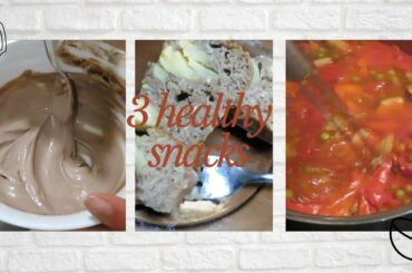 3 healthy snacks / Sonia