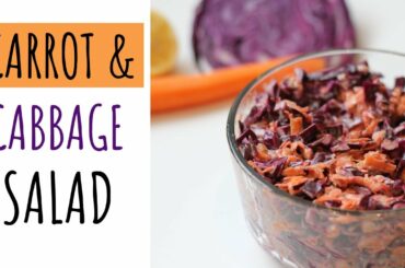 Purple Cabbage Salad ~ A Make-Ahead Winter Salad Recipe