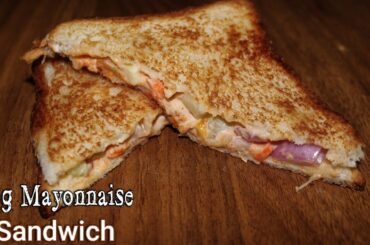 Veg Mayonnaise Sandwich | Easy & Quick Veg Sandwich recipe | Lunch Box Morning Breakfast Recipes