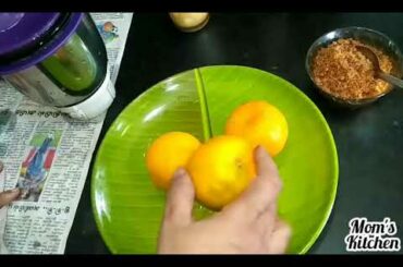 Healthy Nd easy orange juice// Recipes in Tamil // mom's kitchen