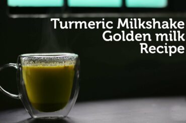 Golden Milk Healthy Milkshake Recipe