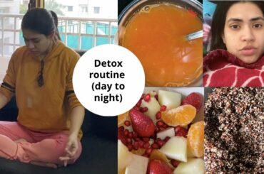 Detox Diet Cleansing Routine for weight loss & immunity | Recipes, drinks, breathing exercise VLOG