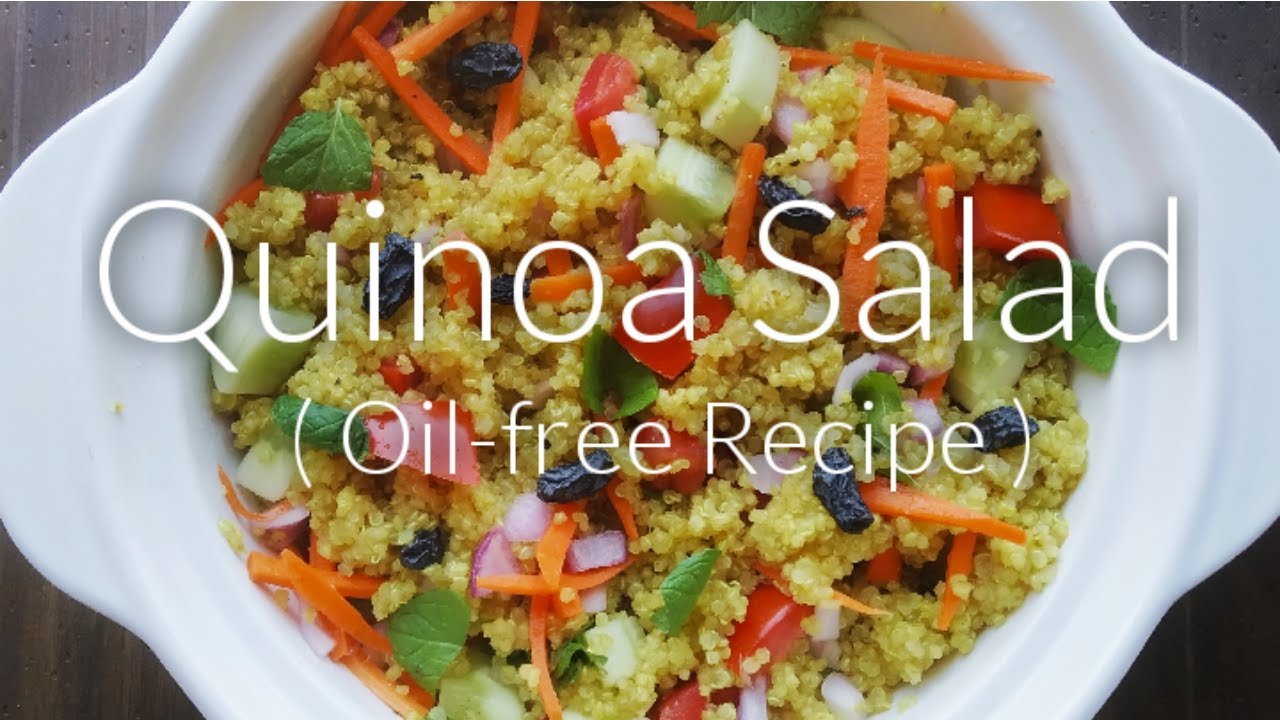 Quinoa Salad For Weight Loss Lunch/Dinner | Healthy, Oil-Free Salad Recipe Quinoa Salad For Weight Loss Lunch/Dinner | Healthy, Oil-Free Salad Recipe