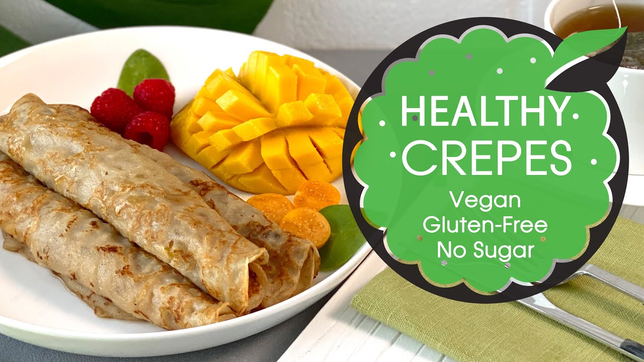 BANANA CREPES WITH MANGO JAM | Vegan, Gluten-Free, No Sugar Added BANANA CREPES WITH MANGO JAM | Vegan, Gluten-Free, No Sugar Added