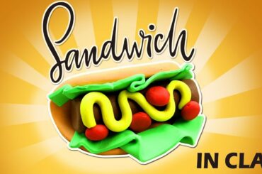 DIY Delicious and Healthy SANDWICH in Clay Play Doh