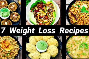 7 Healthy Recipes For Weight Loss | Breakfast To Dinner Weight Loss Recipes | Flavourful Food
