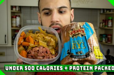 MtC E.8: Crockpot Corned Beef Meal Prep. UNDER 500 calories. St. Patricks Day Special