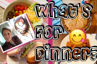 😋What's For Dinner? 🍽 | Easy Family Meal Ideas 🥧 | Using Freezer Meals! ✔️ | Burrito Bowls | Pot Pie