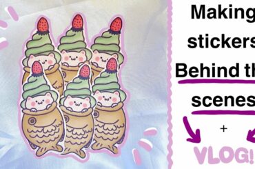 Vlogdate | BTS of my Etsy Shop | Cutting Stickers | Healthy Dinner Recipe