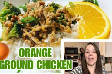 COOK WITH ME ORANGE GROUND CHICKEN QUICK WEEKNIGHT DINNER
