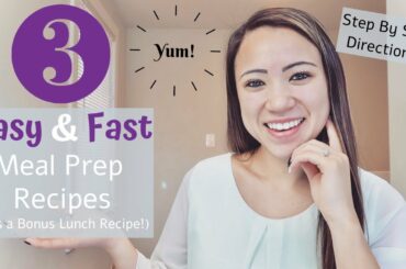EASY, FAST, HEALTHY MEAL PREP RECIPES/ IDEAS!! | Emilyy Elizabeth Davio
